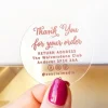 Transperant Thank you sticker 2